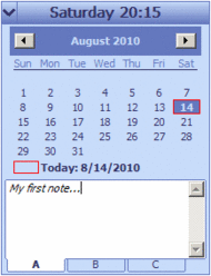 Desktop Calendar Reminder screenshot